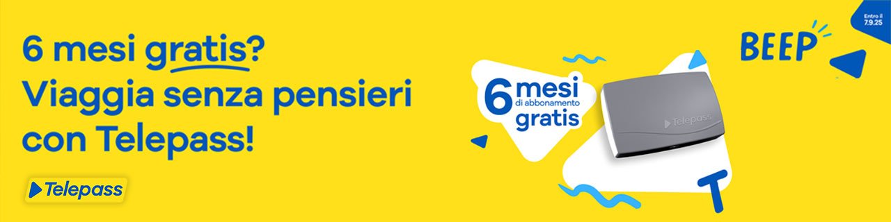 TELEPASS 6 mesi gratis