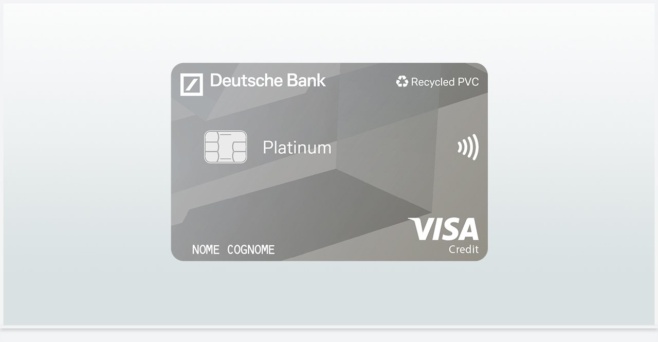 Immagine della Carta di Credito Visa Platinum