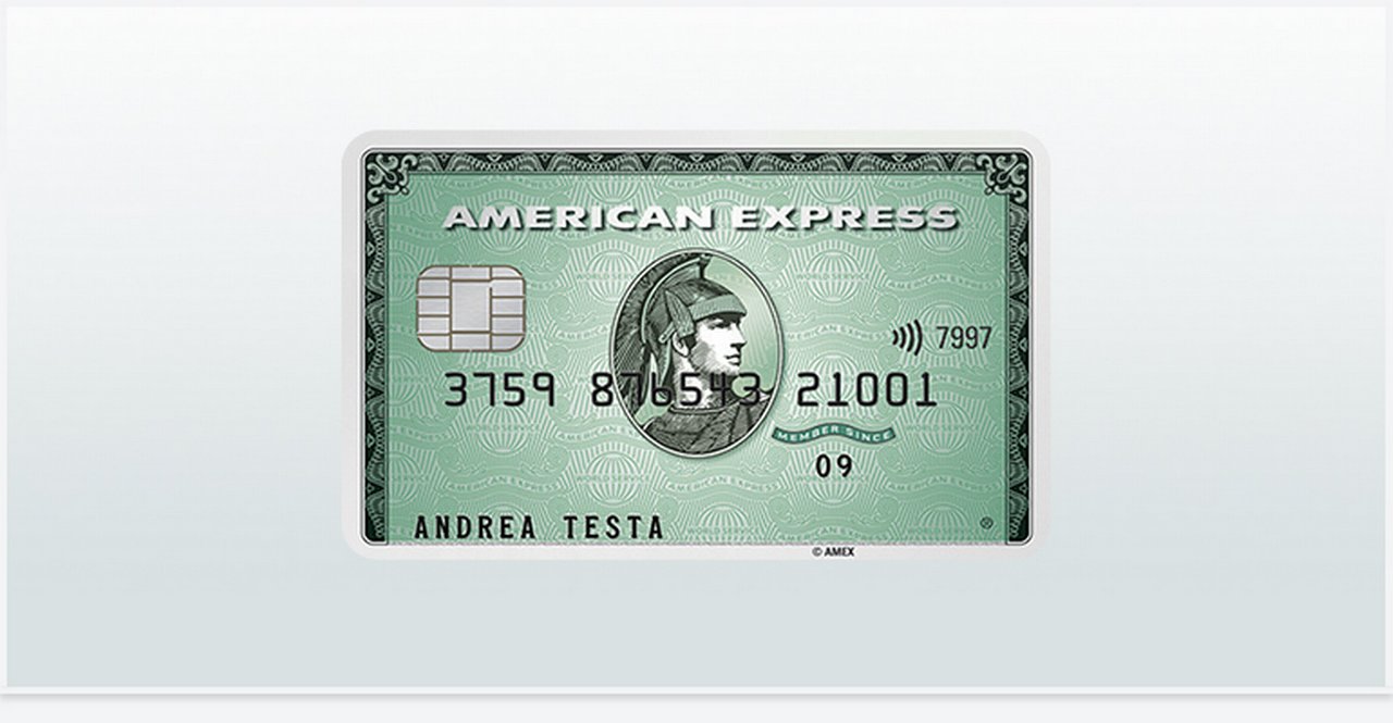 Immagine della Carta di Credito American Express Verde
